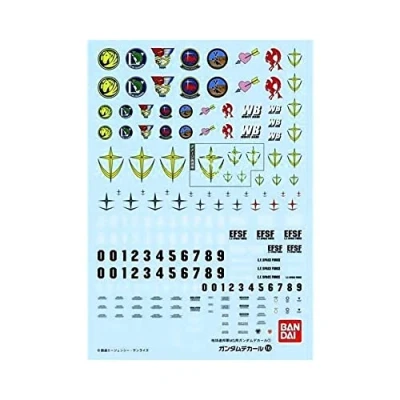 Image of Bandai Spirits Gundam Decal 16 MS (Earth Federation Space Force)