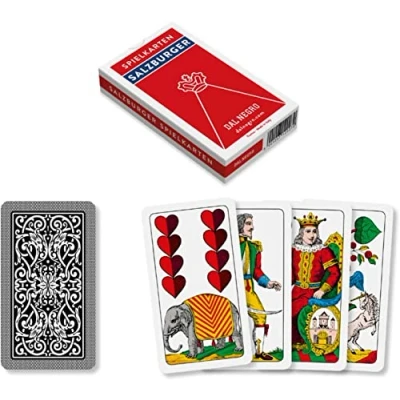 Image of Dal Salzburg Italy Card Game 40 Cards Ideal for Playing Brooms and Trumps