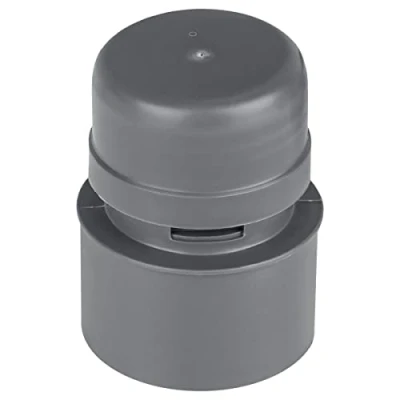 Image of Air Admittance Valve 50mm Soil Vent Waste Pipe Anti Syphon Internal External Grey