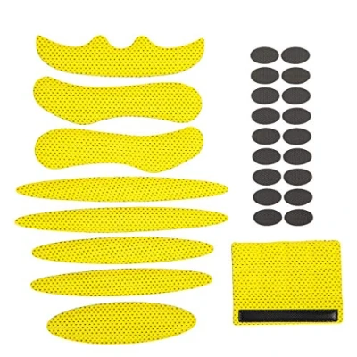 Image of Jipemtra Helmet Padding Foam Kit 27Pcs Bicycle Replacement Pads Universal Set for Bike Motorcycle Cycling (Yellow)