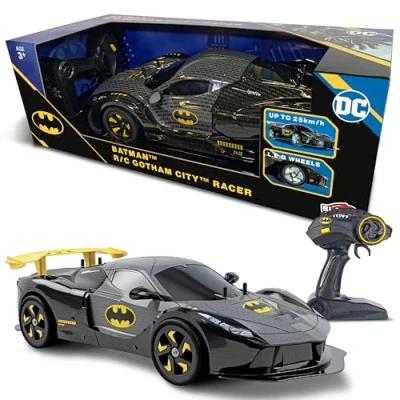 Image of BLADEZ Batman Toyz Remote Control Car Super Fast 25 KM/H Top Speed 1:10 Scale Gotham City Racer 48cm Gifts for Adults &amp; Kids 3+ Official The Licensed Toy Thrilling Play