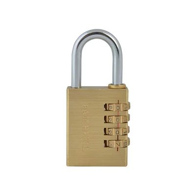 Image of Faithfull 4 Digit Brass Combination Padlock 38mm