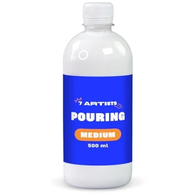 Image of 7 Artists Professional Pouring Medium For Acrylic Paint 500 ml Kit Set