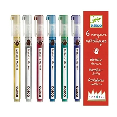Image of Djeco Metallic Pens (6)