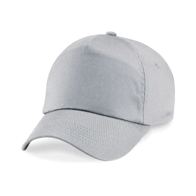 Image of Beechfield B10 Original 5 Panel Cap Light Grey