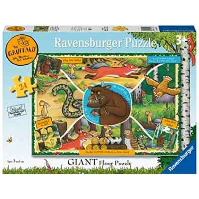Image of Ravensburger Gruffalo 24 Piece Giant Floor Jigsaw Puzzle for Kids Age 3 Years