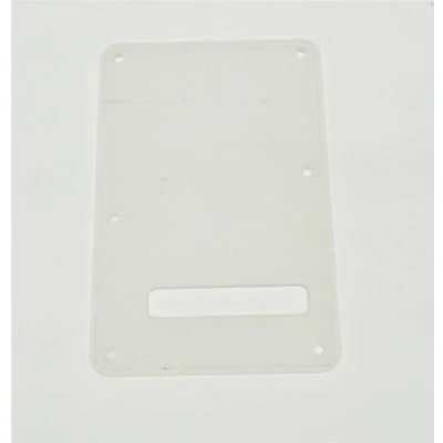 Image of KAISH Clear ST/Strat Style Standard Guitar Back Plate ST Tremolo Trem Cover for USA Strat/Stratocaster Transparent