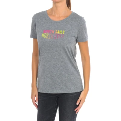 Image of North Sails Womens Short sleeve t shirt 9024290 women Grey Size Small