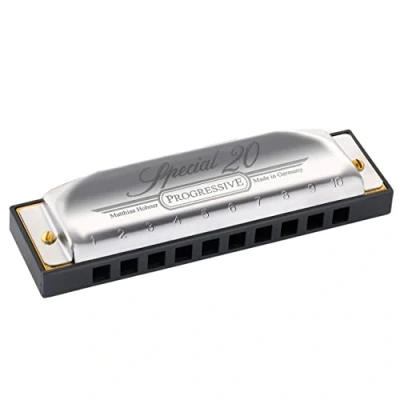 Image of HOHNER 560PBX Special 20 Harmonica, Country Tuned Key of E, Stainless steel (560PBX CTE)