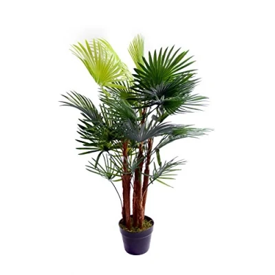 Image of Best Artificial Spider Finger Palm Tree Tropical Office Conservatory Indoor Outdoor Garden Plant … (3ft / 90cm)