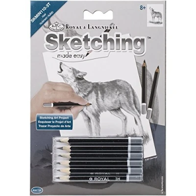 Image of Royal Brush SKMIN 110 Sketching Made Easy Howl Mini Kit, 5&quot; by 7&quot;