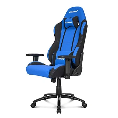 Image of AKRacing Core Series EX Gaming Chair with 5/10 Years Manufacturer Warranty Blue/Black Fabric
