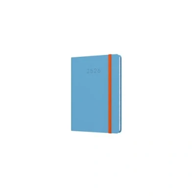 Image of Collins &#039;Legacy&#039; 12 Month Mid/Academic Year Planner, August 2025 2026 Week to View Diary, A6 Hard Cover, Blue