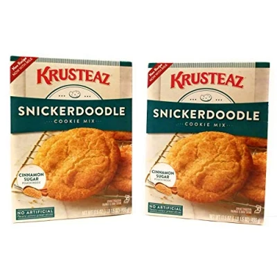 Image of Krusteaz Snickerdoodle Cookie Mix 17.5 Ounce Boxes Pack of 2