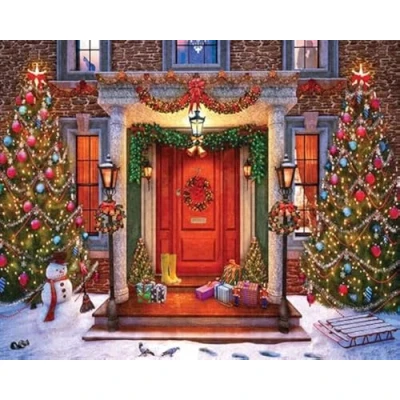 Image of White Mountain Puzzles Christmas Lights, 1000 Pieces Jigsaw Puzzle