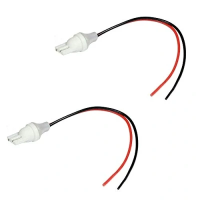 Image of HUIQIAODS T10 Male Plug Socket Holder 194 168 W5W Wiring Harness Connector for Turn Signal Lights