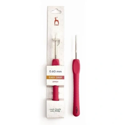 Image of Pony Easy Grip Crochet hook steel 0.60mm 1pc