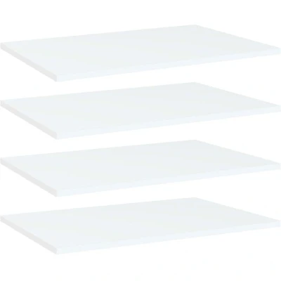 Image of vidaXL Bookshelf Boards 4 pcs White 60x40x1.5 cm Engineered Wood