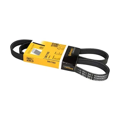 Image of 96056833 V ribbed belt CONTITECH 5PK1165 1165mm 5 AUDI: A4 B7 Avant, Saloon, B6/B7 Convertible, BMW: 8, 7, ROVER: 45 Hatchback, Saloon