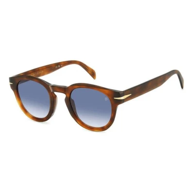 Image of Sunglasses David beckham Db 7041/s flat col. kb7/9o Uomo Rotonda Grigio