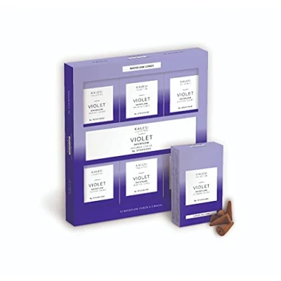 Image of The Kalesi Collection By Stamford Violet Backflow incense Cones Pack of 6