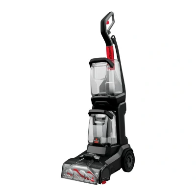 Image of BISSELL PowerClean 2X Carpet Cleaner Lightweight Washer with Two Tank Technology &amp; Long Hose Carpets dry in 45 minutes* 3112E 4.7L Charcoal/ Red