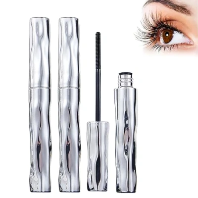 Image of Ultimate Length &amp; Curl Mascara Set, Lengthening And Curling Long Lasting Mascara, Waterproof Sweatproof Thick (2pcs)