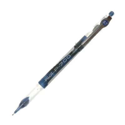 Image of Pilot P700 0.7mm tip extra fine needlepoint BLUE gel ink rollerball x 1 single pen