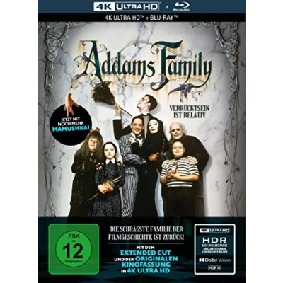 Image of Addams Family 2 Disc Limited Collector&#039;s Edition im Mediabook (UHD Blu ray + ray): Deutsch, Englisch