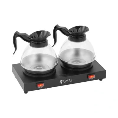 Image of Tea &amp; coffee Hot Plate 160 w 2 warming plates pots Royal