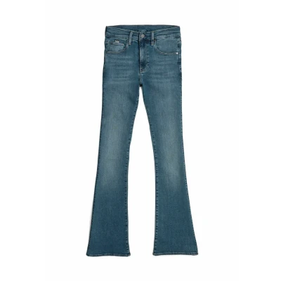Image of G Star Women&#039;s 3301 Flare Jeans, blue (faded icy D21290 D987 H280), 32W / 30L