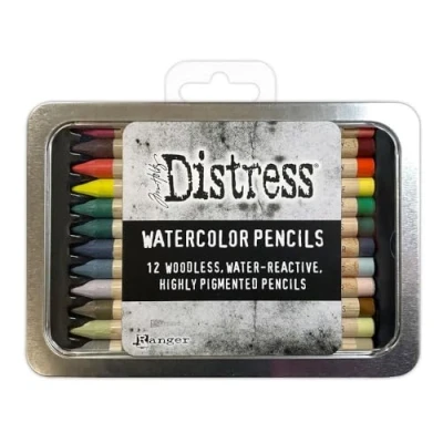 Image of Tim Holtz Distress Watercolor Pencil 12/Pkg Set 5