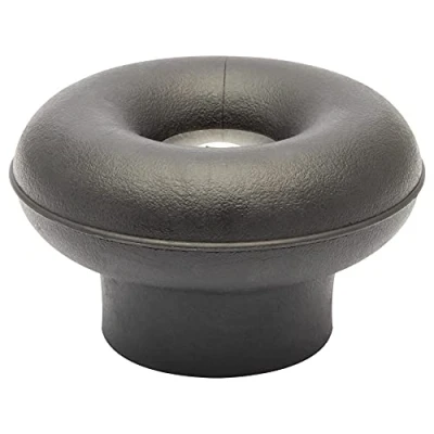 Image of WAGNER Solid Rubber Floor and Wall Door Stop, Black, Mount 15520111
