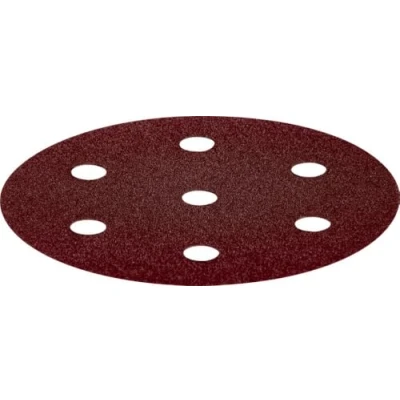 Image of Festool 499084 STF D90/6 P220 RU2/50 Rubin 2 Sanding Discs for RO 90 (Pack of 50), Brown