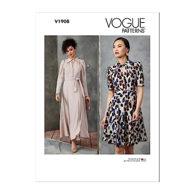 Image of Vogue Patterns V1908A Misses Dress A (S M L XL XXL)