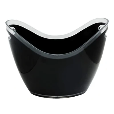 Image of Plastic Wine &amp; Champagne Cooler Black 8 Litre
