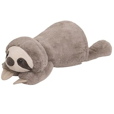 Image of Weighted Stuffed Animal For Relieve Stress,Cute Fox/Crocodile/Sloth/Raccoon Plush Toy, Plushie Soft Animals Throw Pillow Doll Toys Gifts Kids And Adults 60/70cm