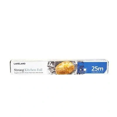 Image of Lakeland Extra Strong Kitchen Foil 30cm x 25m Boxed for Storing Lining Wrapping and Roasting