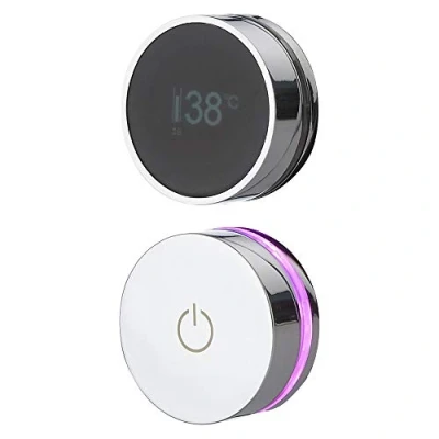 Image of Milano Vis Modern Digital 3 Outlet Thermostatic Mixer Concealed Shower Valve Chrome