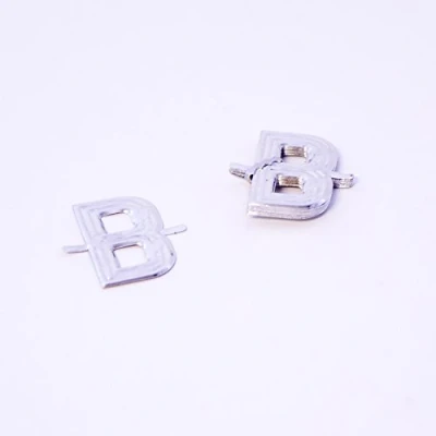 Image of Aluminium Silver Letters Smithers Oasis Pack of 10 (Letter B)