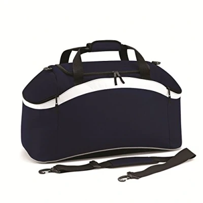 Image of BagBase Bg572Fnwh Teamwear Holdall French Navy/White Bg572 Navy/White, Medium