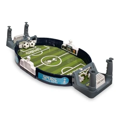 Image of Hy Pro Officially Licensed Tottenham F.C. Mini Tabletop Football Game, Spurs, 2 Balls, Portable, Interactive, Table, Perfect Gift, for Kids Adults and Family Fun