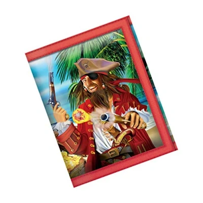 Image of 3D LiveLife Wallets Pirate Island from Deluxebase. Lenticular Novelty Wallet. Cash, Coin and Card Holder with Artwork Licensed Renowned Artist Michael Searle