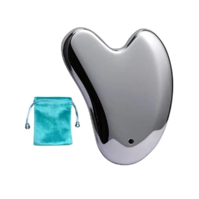 Image of Terahertz Stone Lux Gua Sha Facial Tool Massage Scraper Lymphatic Drainage Massager