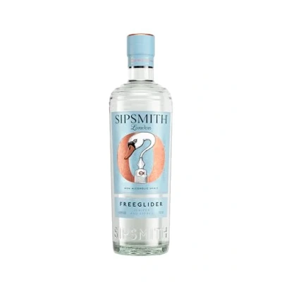 Image of Sipsmith FreeGlider Craft Non Alcoholic Made with Distilled Botanicals Yuzu &amp; Orange Juniper Capiscum 0.5% ABV 70cl
