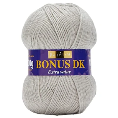 Image of Hayfield Bonus DK Double Knitting, Pearl Grey (615), 100g