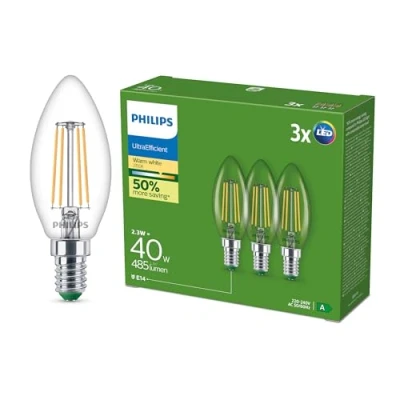 Image of LED CLA 40W B35 E14 2700K CL UE 3CT/4 EC