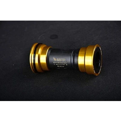 Image of BIKECO BB86 BB90 BB92 bottom bracket bearing press fit for Shimano/SRAM GXP bicycle crankset/shaft (gold)