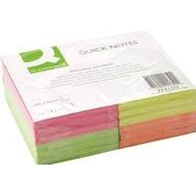 Image of Q Connect Quick Notes 76 x 127mm Neon (Pack of 12) KF01350