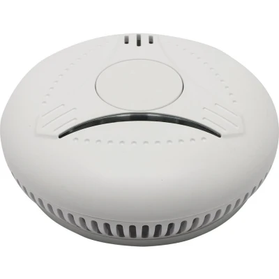 Image of Daewoo Interconnected Smoke Alarm, Compact, 85db With Led Light, Battery Included, Low Warning, Test/Hush Mode, Mounting Plate Screws Connect To Compatible Alarms